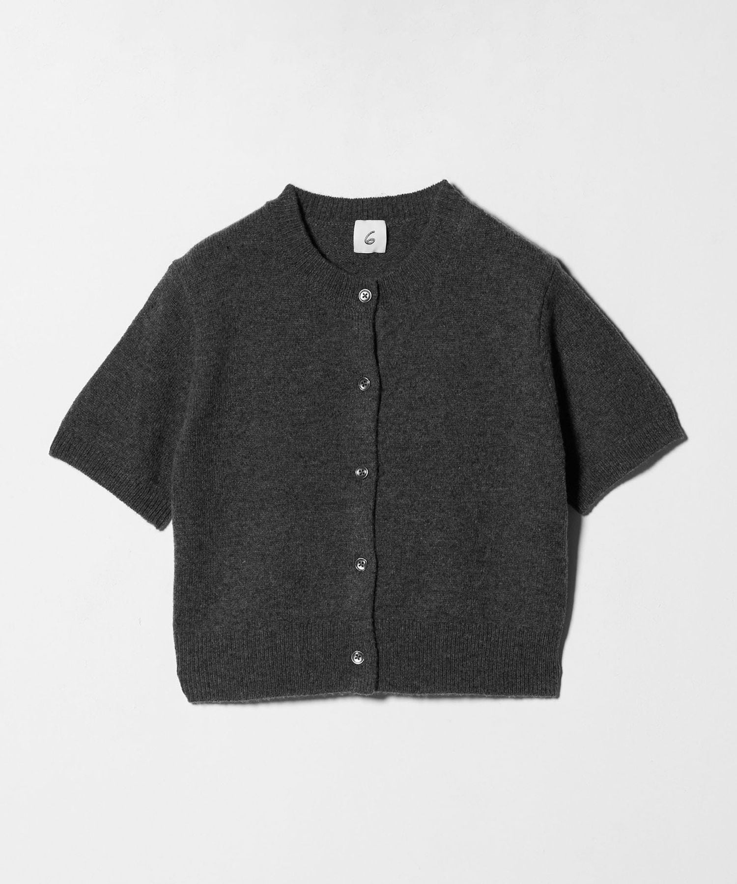 6.nairo ショートニットカーディガン　ブラック CARDIGAN – nairo