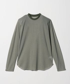 6(ROKU)/＜6(ROKU)＞コットンナイロン シアー シアー ショルダーパッド プルオーバー/Tシャツ / カットソー
