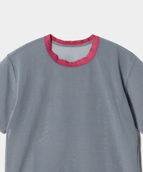 別注】＜OVERNEATH for 6＞NET RINGER TEE059/カットソー