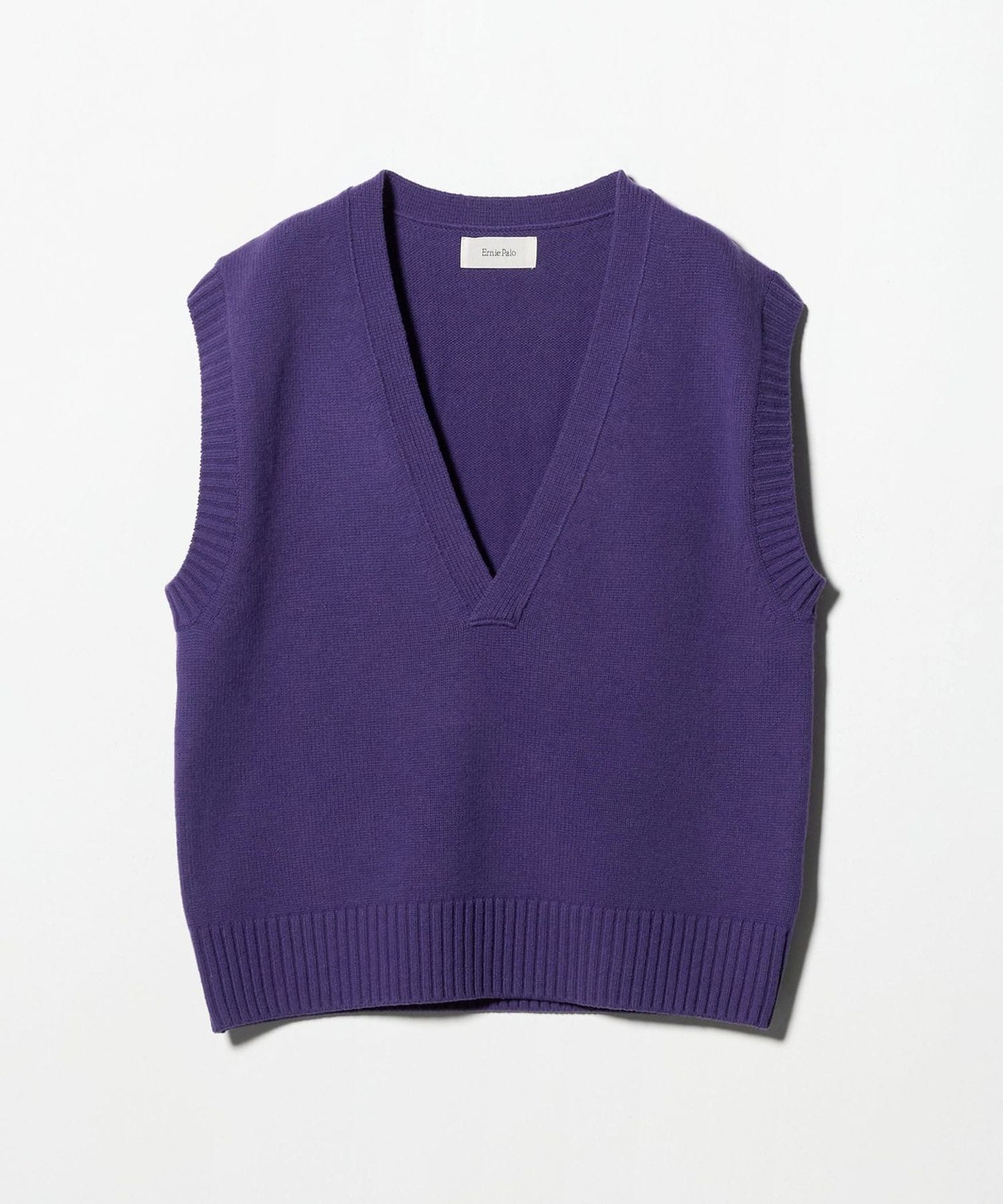 Ernie Palo Vネックニット Ernie Palo＞V NECK KNIT VEST/ベスト