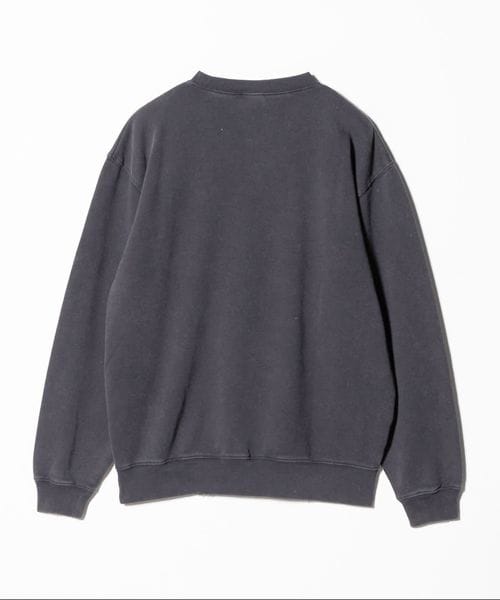 ＜6(ROKU)＞STAYGOLD スウェットプルオーバー 6(ROKU)＞コットンウラケ カラーステッチ クルーネック プル