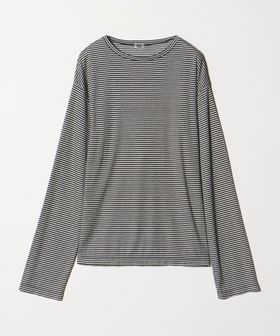 TanC TOKYO/＜TanC TOKYO＞STRIPE BACK BRA LONGSLEEVE TOP BLACK/カットソー/Tシャツ / カットソー
