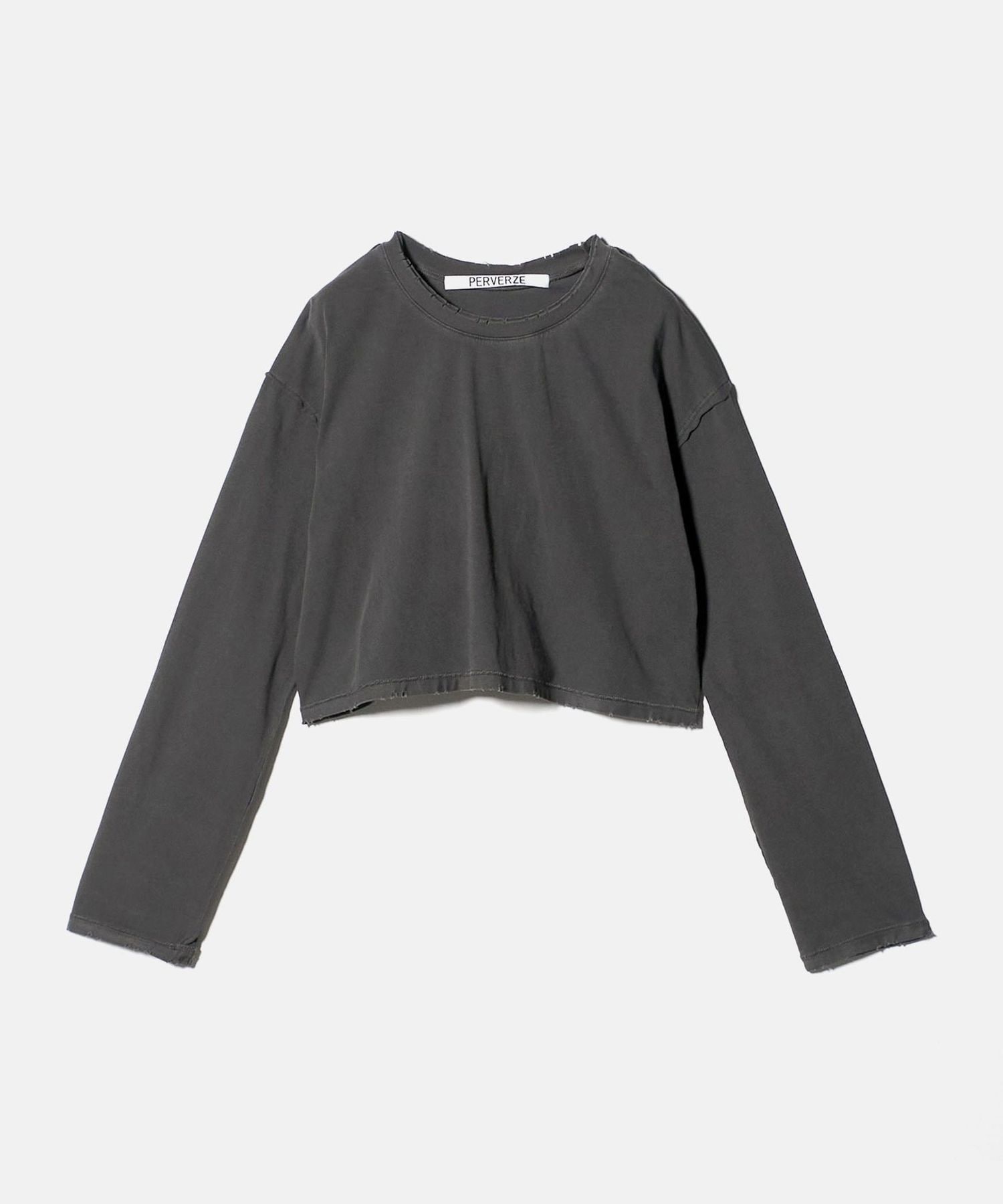 PERVERZE 今期ショート丈 ロンT ショートイズベター ロンT “短丈”（T
