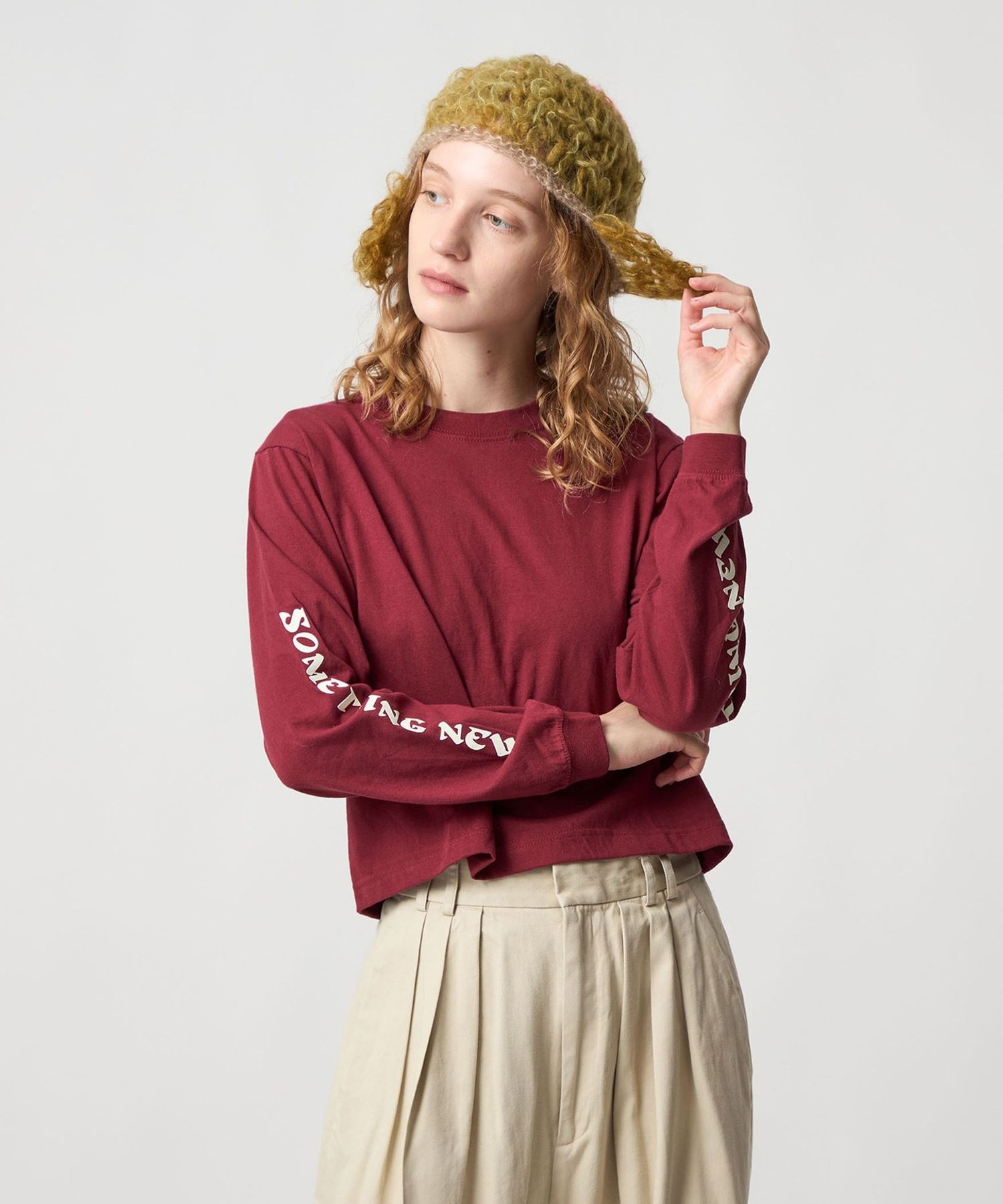 6(ROKU)＞SOMEHTING NEW ロングスリーブTシャツ