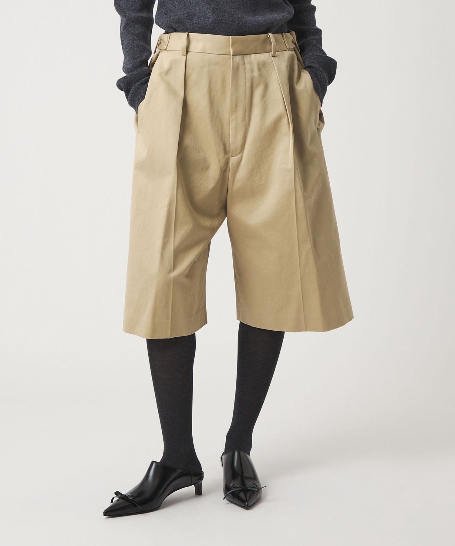 6(ROKU) ＞コットン チノ ショートパンツ 2