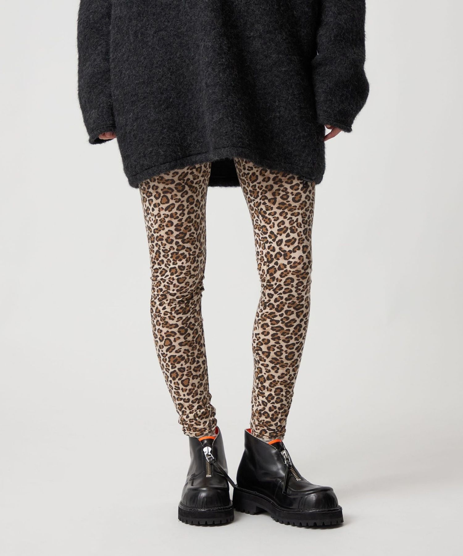 大人気　＜6(ROKU)＞レオパード レギンス　完売品 6(ROKU)＞レオパード レギンス