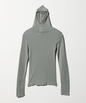 6(ROKU)/＜６(ROKU)＞コットンシルク フードデザイン プルオーバー/Tシャツ / カットソー