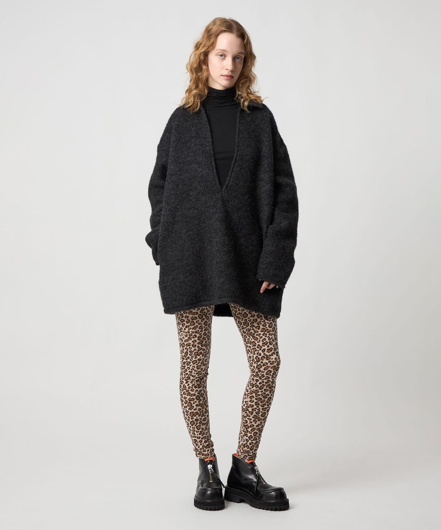 6 ROKU ロク シャギー オーバーサイズ コート 36 6 ROKU ロク シャギー オーバーサイズ コート 36