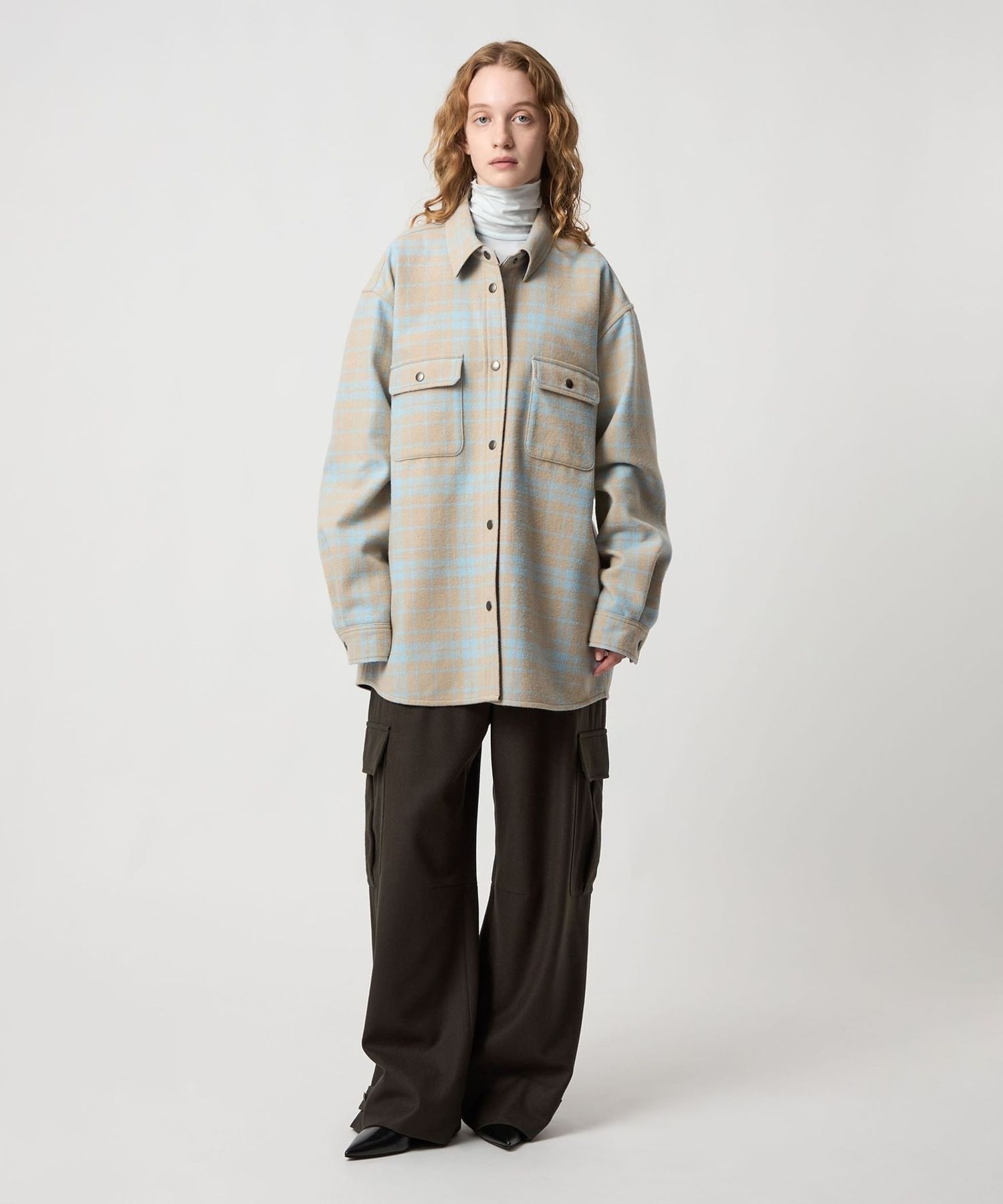 6(ROKU)＞チェック CPO ジャケット