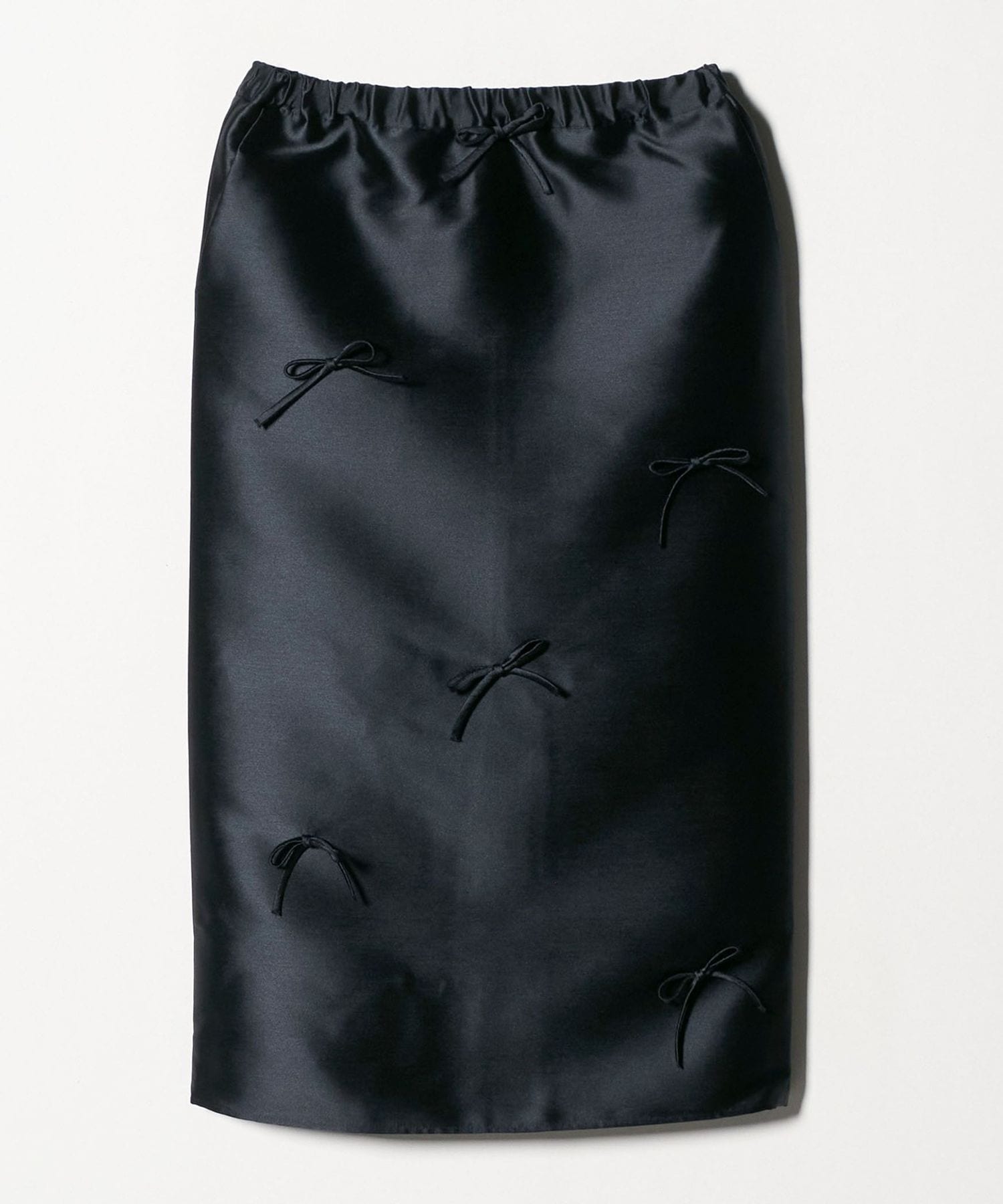 ⭐︎ ＜ELEPH＞SIMPLE BOW SKIRT スカート　ブラック ELEPH＞SIMPLE BOW SKIRT/スカート