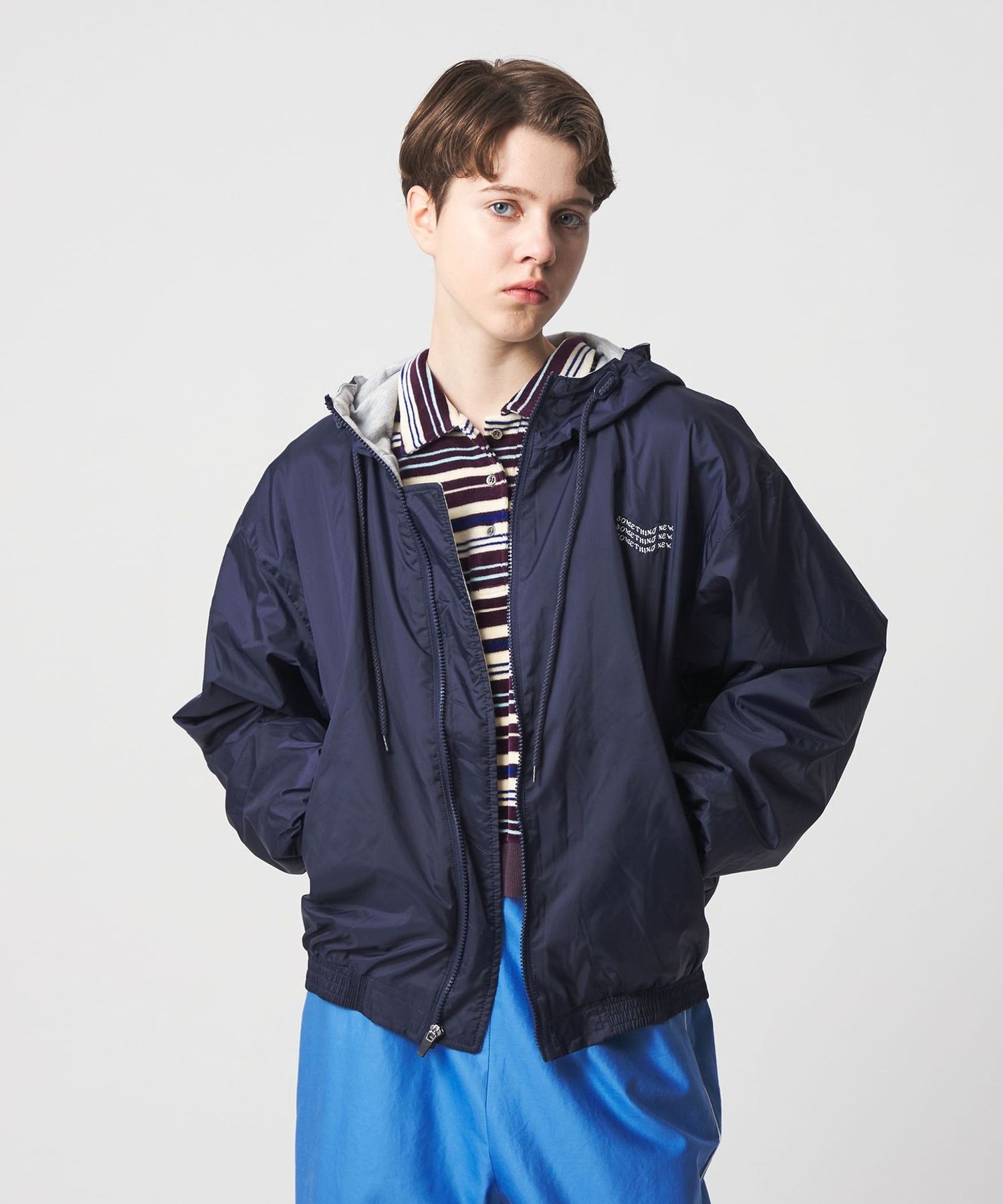 6(ROKU)＞フーデッド ナイロン ジャケット