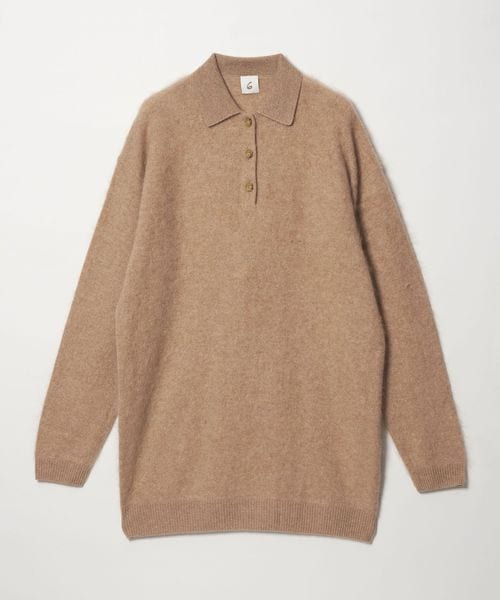 6(ROKU)/＜6(ROKU)＞カシミヤ ポロニット チュニック/ニット / セーター