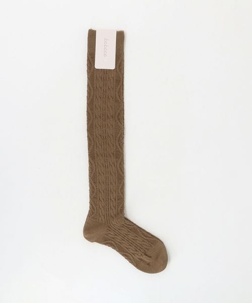 babaco/＜babaco＞CABLE HIGH SOCKS/ソックス/ソックス / 靴下