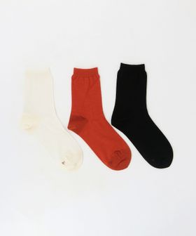 babaco/＜babaco＞3 PAIRS OF COLORS SOCKS/ソックス / 靴下