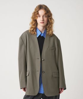 6(ROKU)/＜6(ROKU)＞ノーカラー ジャケット/ノーカラージャケット