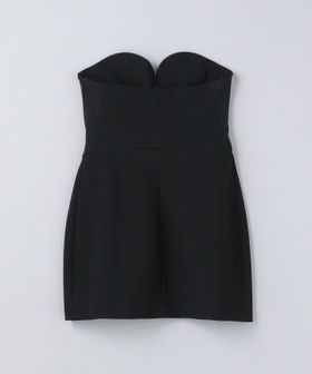 UNITED ARROWS ビスチェデザイン カットソートップス　黒 ビスチェデザイン カットソートップス