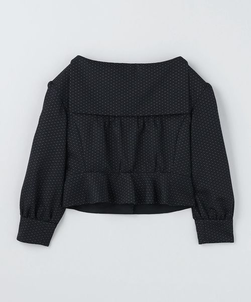 MIOSMOKEY＞OPEN SHOULDER JACKET/ジャケット