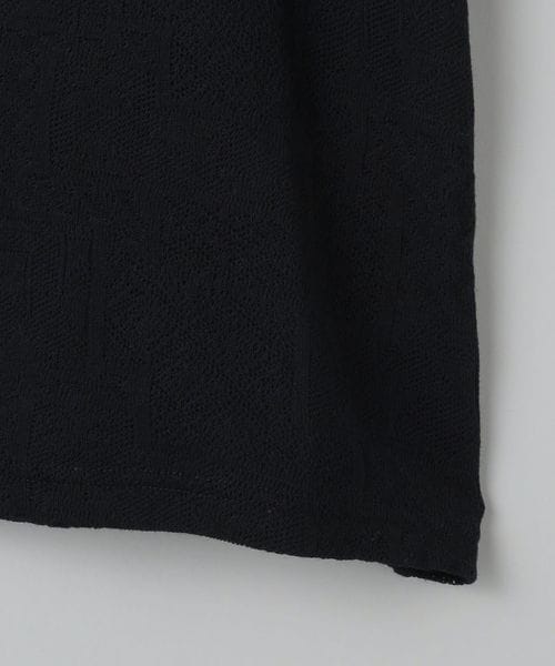 6(ROKU)＞コットンポリエステル メッシュ Tシャツ