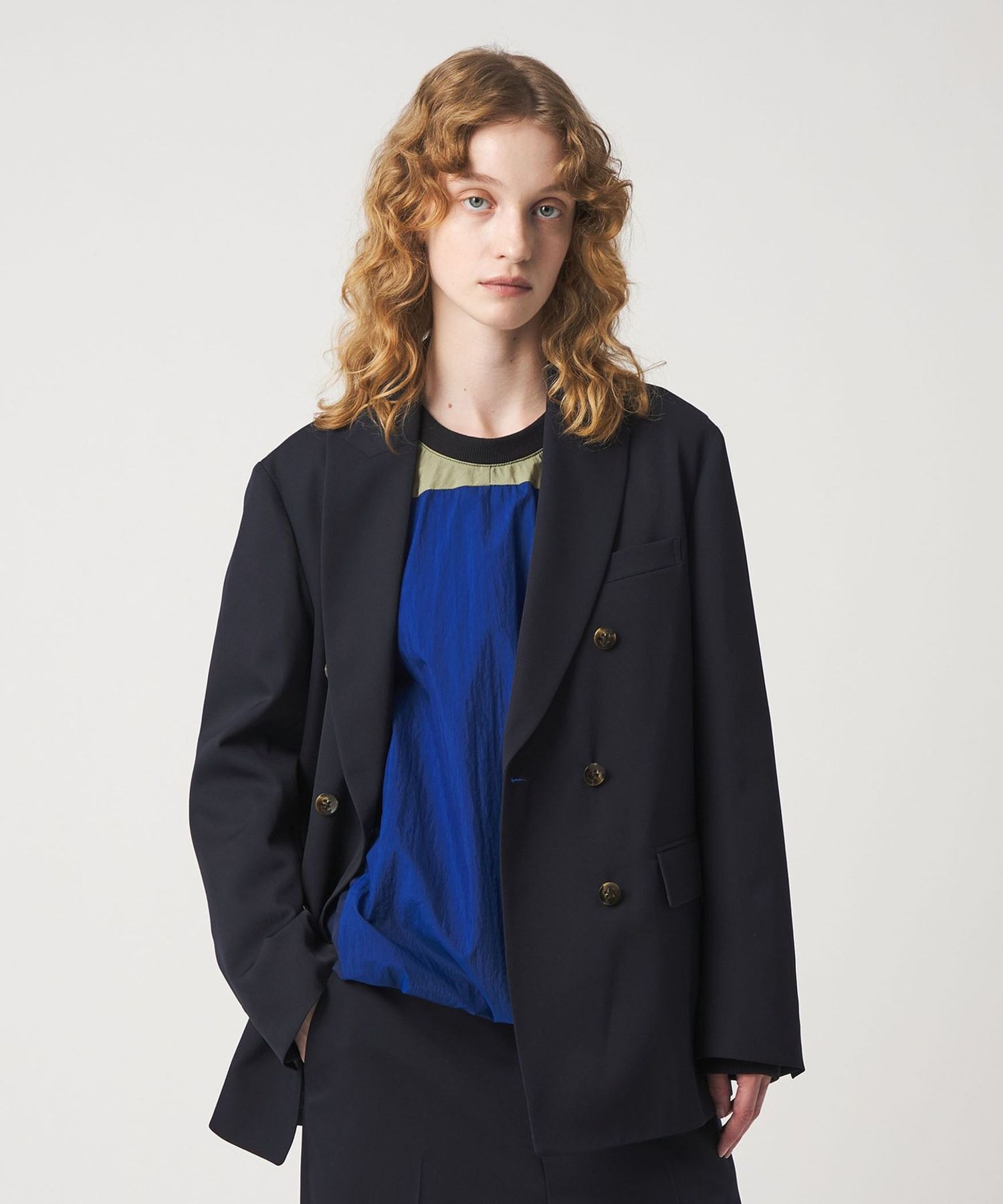 6(ROKU)＞ピークド ラペル ジャケット