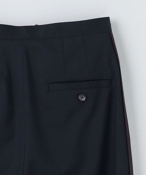 24SS 6 ROKU タックパンツ ワインレッド　ユナイテッドアローズ 6(ROKU)＞タックパンツ ワインレッド