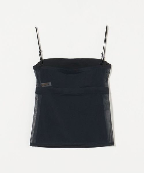 OVERNEATH Bra053 スムース×ネットキャミソール OVERNEATH Bra053 スムース×ネットキャミソール