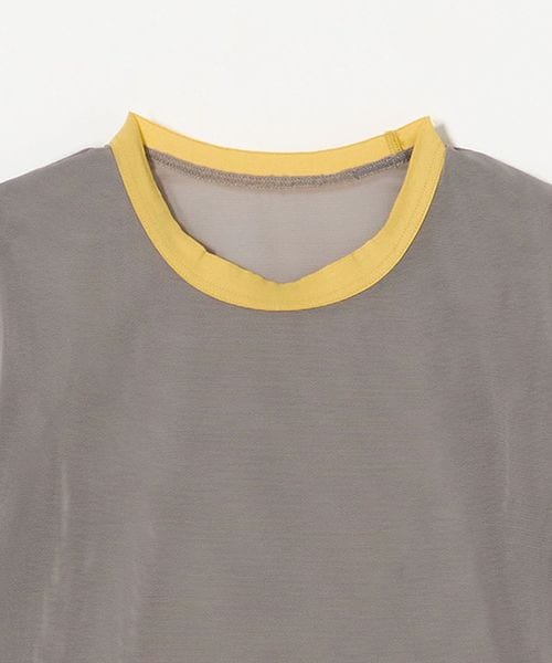 roku 6 :: 完売 OVERNEATH NET RINGER TEE059 6(ROKU)＞コットン カットソー オールインワン