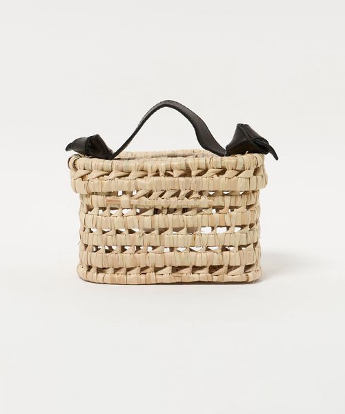 KECH LeS ESSENTIELS＞RIBBON HANDLE BOX BAG/バッグ