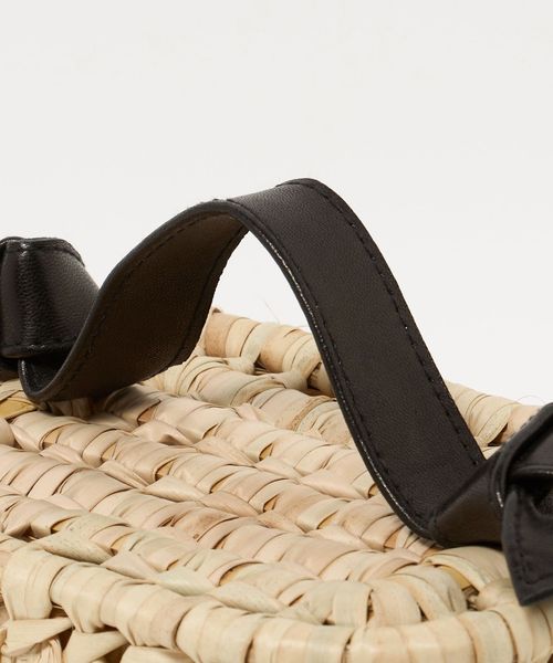 6ロク KECH カゴバッグ RIBBON HANDLE BOX BAG 6ロク KECH カゴバッグ RIBBON HANDLE BOX BAG - メルカリ