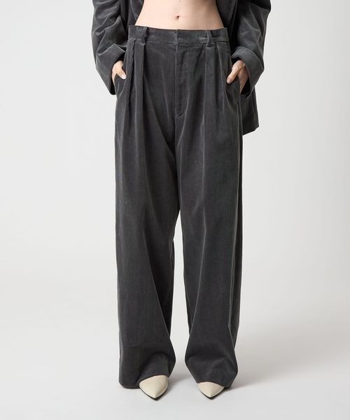 6(ROKU)＞コットン コーデュロイ パンツ 25FW