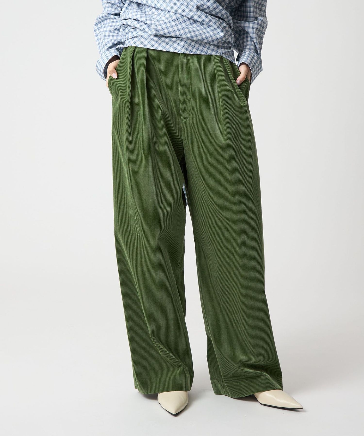 PWA 8W RIDGE SLACKS プア　コーデュロイパンツ PWA 8W RIDGE SLACKS プア コーデュロイパンツ