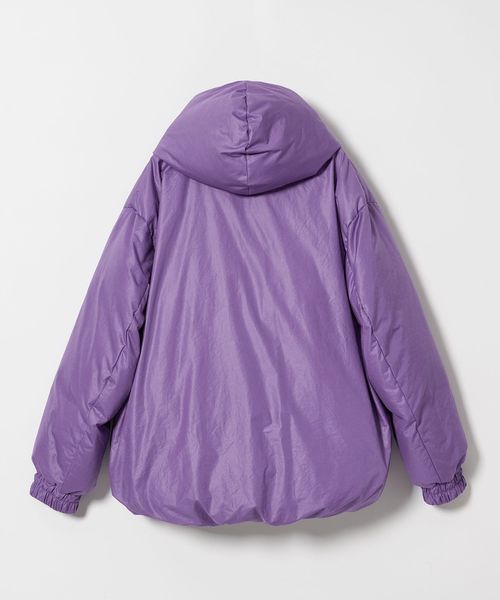 6 ROKU KIKA PILE HOODIE フーディジャケット　幾何学　美品 MINI PILE LINING CUT-OUT SIDE FLAP HOODIE(XS Black): Vintage