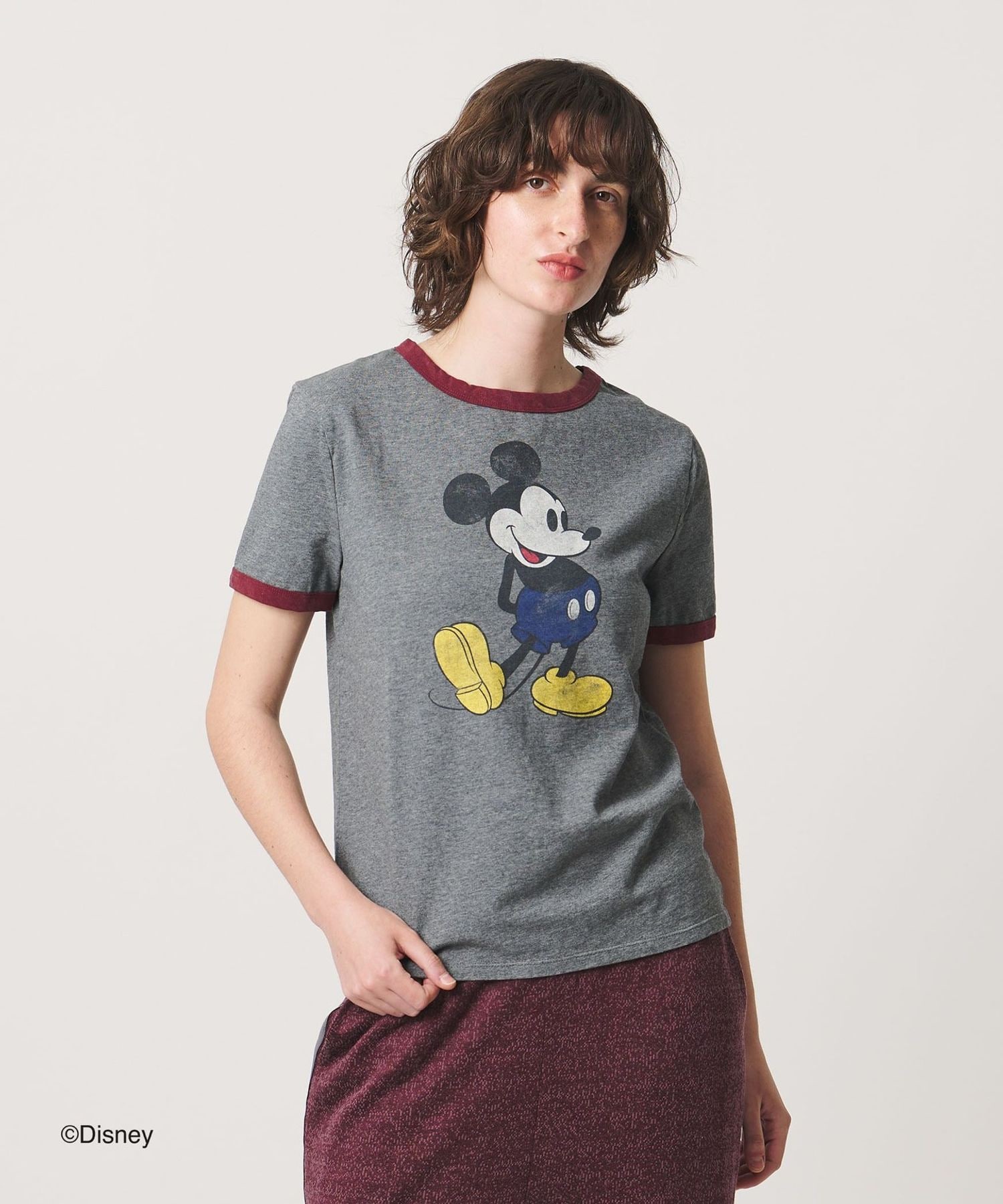 ＜6(ROKU)＞MICKEY　Tシャツ 別注】＜JACKSON MATISSE for 6＞「Mickey」 Tシャツ