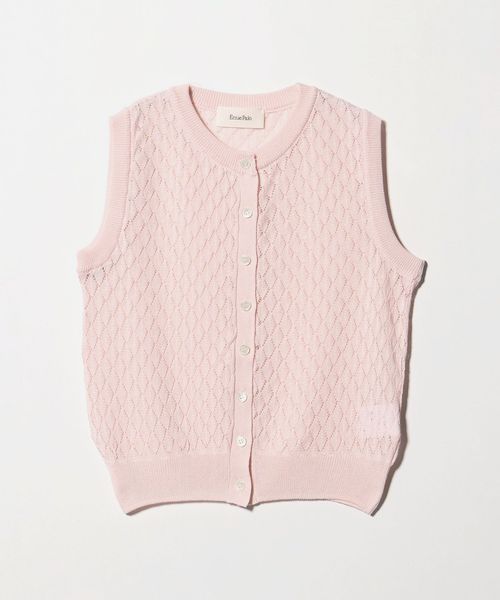 Ernie Palo/【別注】＜Ernie Palo for 6＞OPEN WORK KNIT VEST/ニットベスト/ベスト