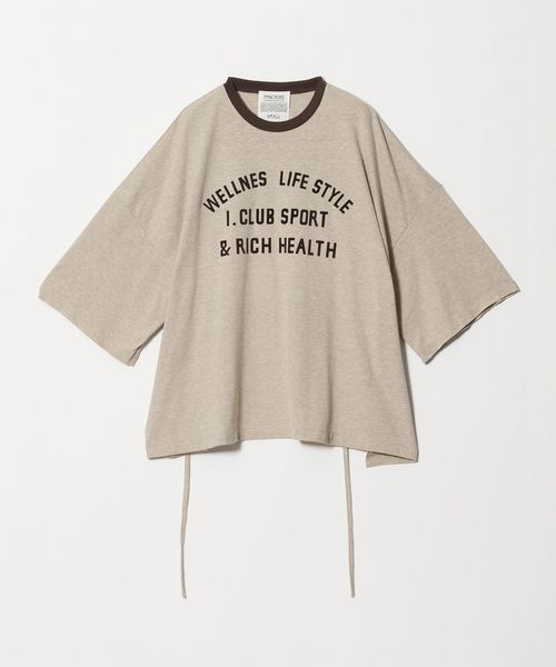 INSCRIRE/＜INSCRIRE＞WELLNESS BACK OPEN TEE/Tシャツ/Tシャツ / カットソー