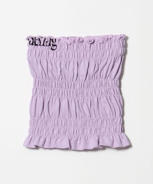 Ruro/【別注】＜Ruro  for 6＞SHIRRING TUBE TOP/チューブトップ/その他トップス