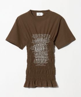 Ruro/【別注】＜Ruro  for 6＞SHIRRING TEE/Tシャツ/Tシャツ / カットソー