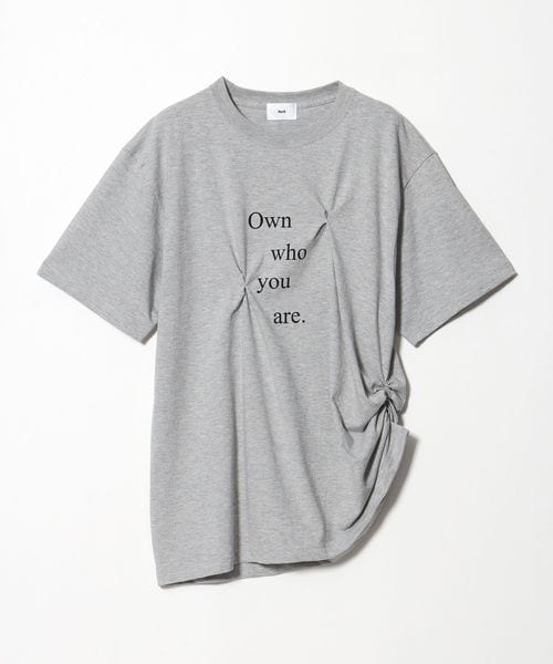 Ruro/【別注】＜Ruro  for 6＞PINCH TEE GRAY/Tシャツ/Tシャツ / カットソー