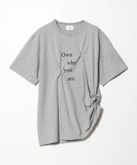 Ruro/【別注】＜Ruro  for 6＞PINCH TEE GRAY/Tシャツ/Tシャツ / カットソー