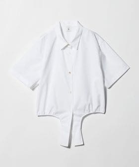 6(ROKU)/＜6(ROKU)＞コットン リボン ショートスリーブシャツ/シャツ / ブラウス