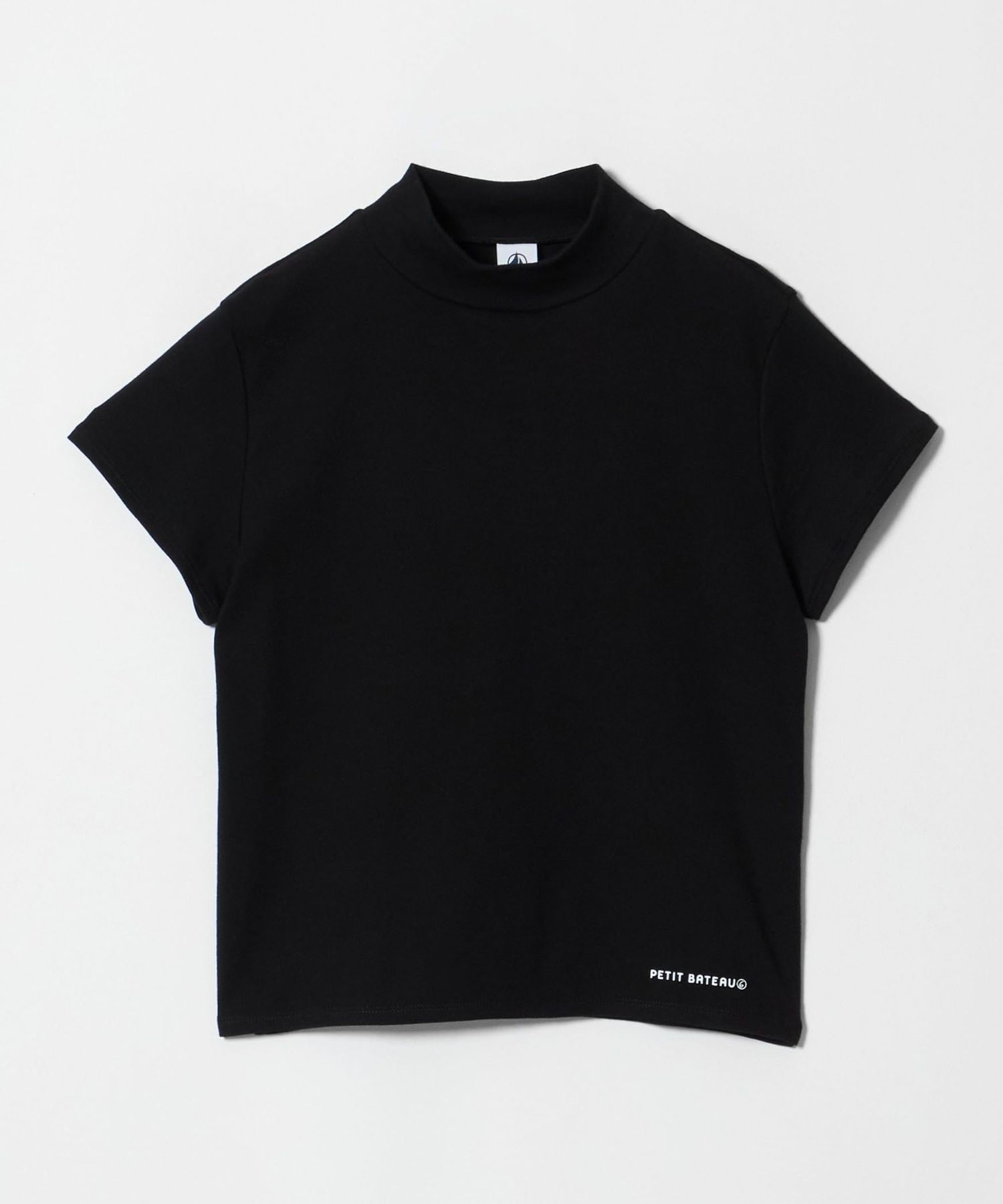 別注【新品】PETIT BATEAU 6 rokuプチバトー Tシャツ ブラック 別注】＜PETIT BATEAU for 6＞モックネック Tシャツ