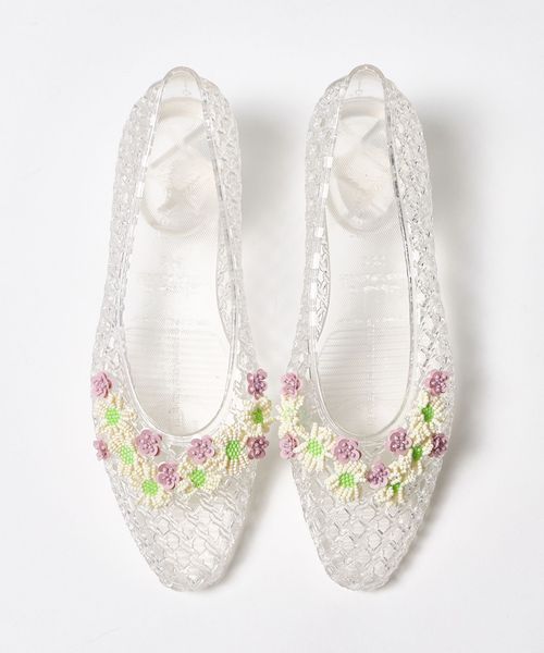 Heavenly jelly/＜Heavenly jelly＞JELLY SHOES FLORA/シューズ/フラットシューズ