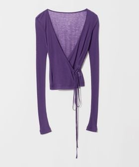 Ernie Palo/＜Ernie Palo＞SHEER RIB TIE CARDIGAN/カーディガン/カーディガン / ボレロ