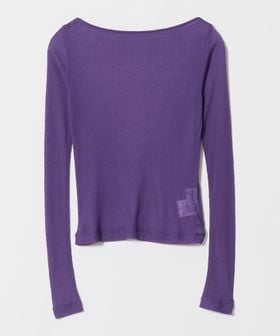 Ernie Palo/＜Ernie Palo＞SHEER RIB BOATNECK/トップス/Tシャツ / カットソー