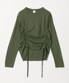 6(ROKU)/＜6(ROKU)＞ハイゲージ コットン ドローストリング ロングスリーブ 26 FW/Tシャツ / カットソー