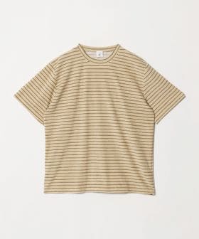 6(ROKU)/＜6(ROKU)＞パイル Tシャツ BORDER/Tシャツ / カットソー