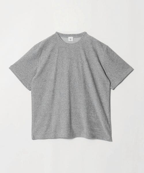 6(ROKU)/＜6(ROKU)＞パイル Tシャツ GRAY/Tシャツ / カットソー