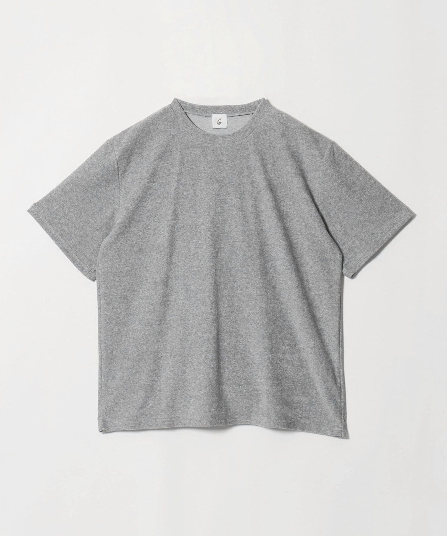 ユナイテッドアローズ　ロク6 半袖　カットソー 6(ROKU)＞パイル Tシャツ GRAY