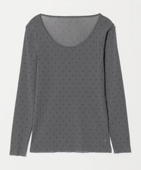 6(ROKU)/＜6(ROKU)＞ナイロン チュール ラウンドカラー DOT/Tシャツ / カットソー