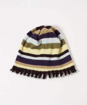 PERVERZE/＜PERVERZE＞MINI FRINGE MIX KNIT CAP/ニットキャップ/ニットキャップ