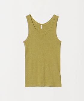 babaco/＜babaco＞COTTON SILK RIBBED TANK TOP/タンクトップ/タンクトップ / キャミソール